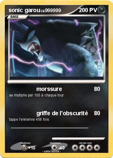 Pokemon sonic garou