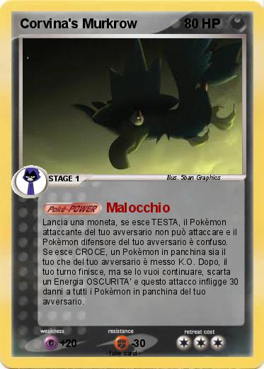 Pokemon Corvina's Murkrow