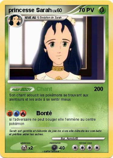 Pokemon princesse Sarah