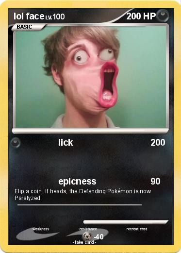 Pokemon lol face
