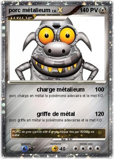 Pokemon porc métalieum