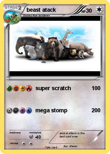 Pokemon beast atack