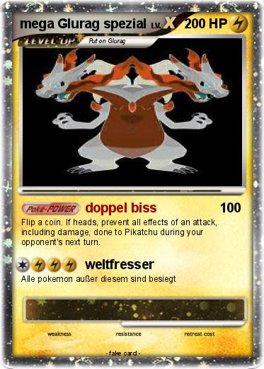Pokemon mega Glurag spezial