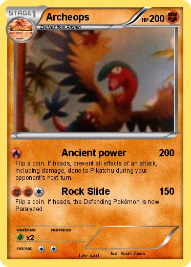Pokemon Archeops