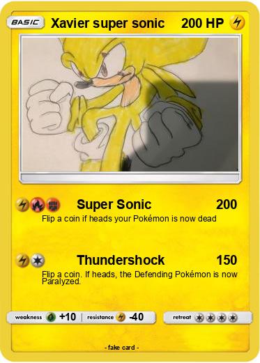 Pokemon Xavier super sonic