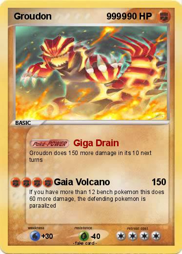 Pokemon Groudon                      9999