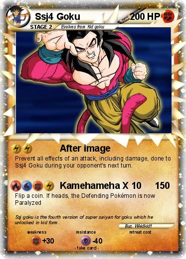 Pokemon Ssj4 Goku