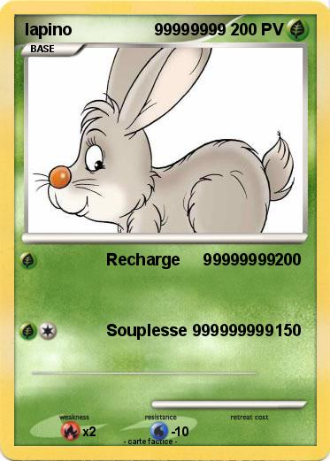 Pokemon lapino                  99999999