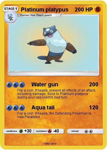 Pokemon Platinum platypus