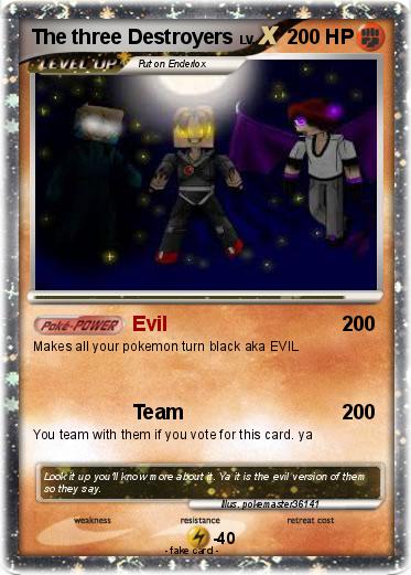 Pokemon The three Destroyers