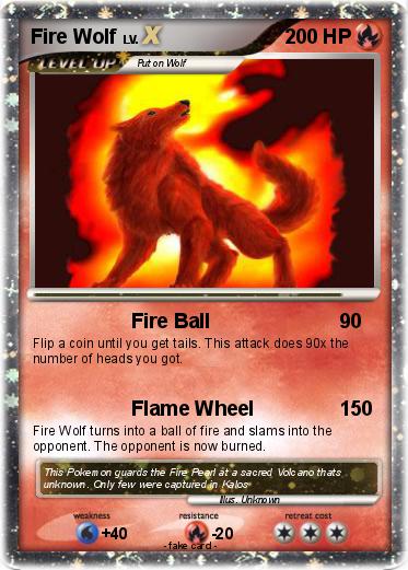 Pokemon Fire Wolf