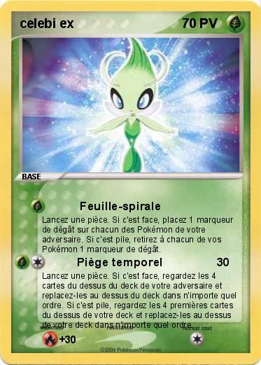 Pokemon celebi ex