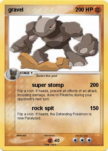 Pokemon gravel