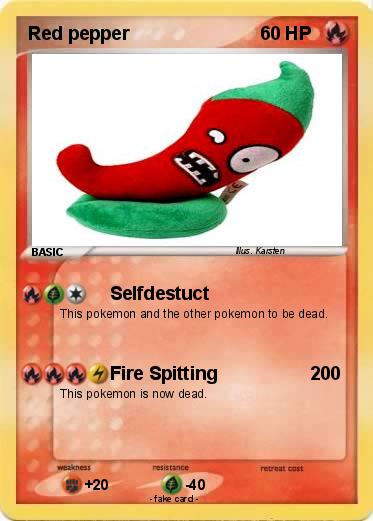 Pokemon Red pepper