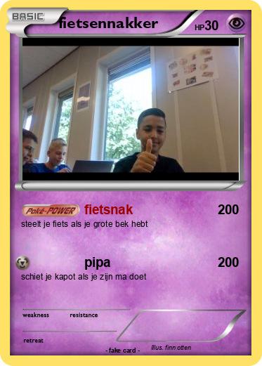 Pokemon fietsennakker