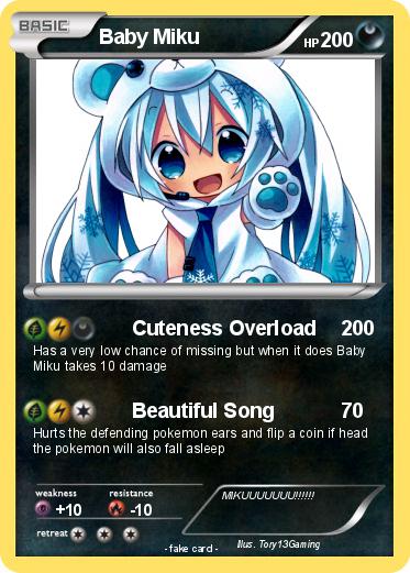 Pokemon Baby Miku