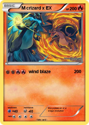 Pokemon M crizard x EX