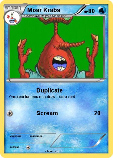 Pokemon Moar Krabs