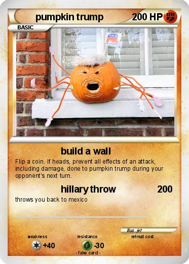 Pokemon pumpkin trump