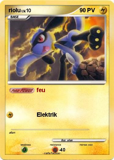 Pokemon riolu