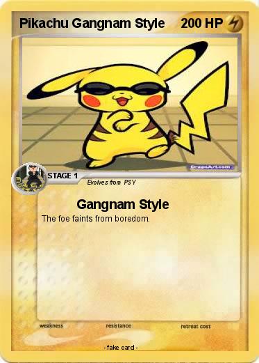 Pokemon Pikachu Gangnam Style