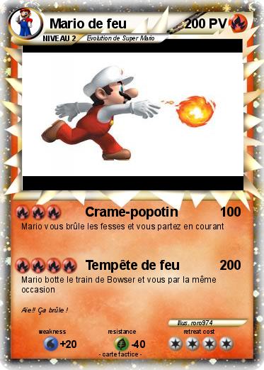 Pokemon Mario de feu