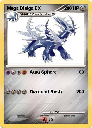 Pokemon Mega Dialga EX