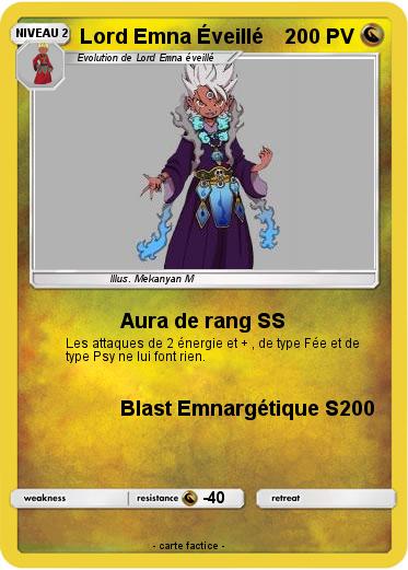 Pokemon Lord Emna Éveillé