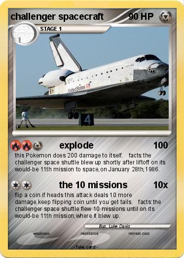 Pokemon challenger spacecraft