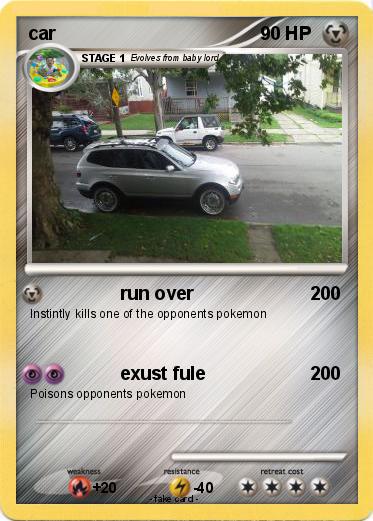 Pokemon car