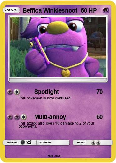Pokemon Beffica Winklesnoot
