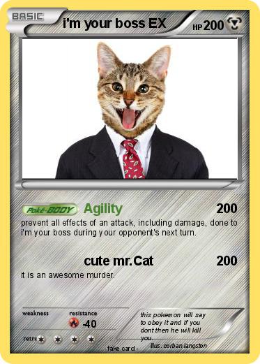 Pokemon i'm your boss EX