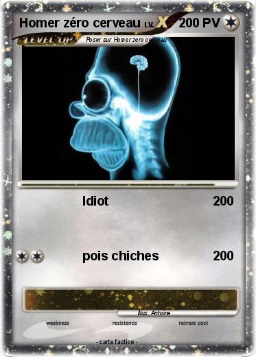 Pokemon Homer zéro cerveau