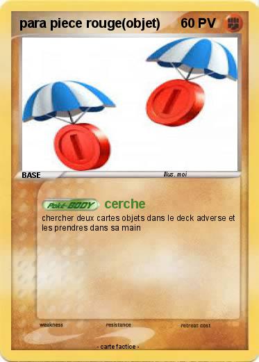 Pokemon para piece rouge(objet)
