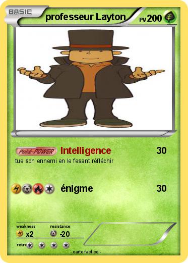 Pokemon professeur Layton