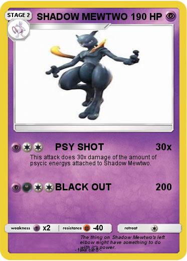 Pokemon SHADOW MEWTWO