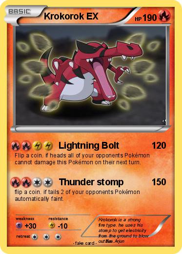 Pokemon Krokorok EX