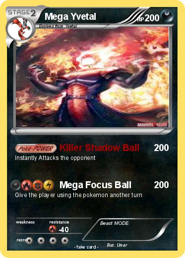 Pokemon Mega Yvetal