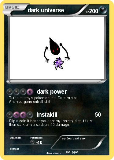 Pokemon dark universe