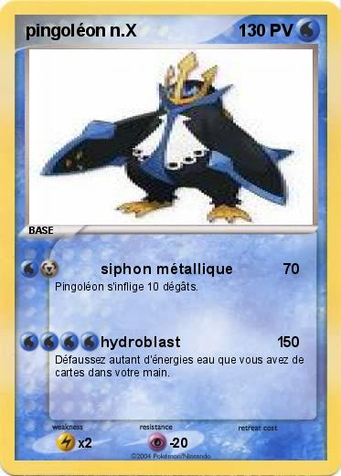 Pokemon pingoléon n.X