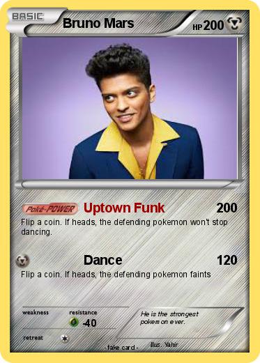 Pokemon Bruno Mars