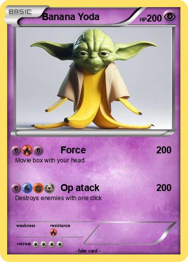 Pokemon Banana Yoda