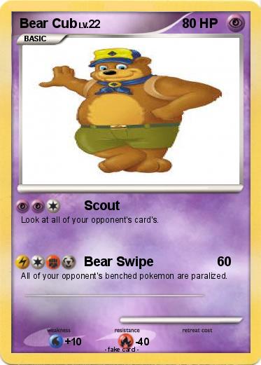 Pokemon Bear Cub