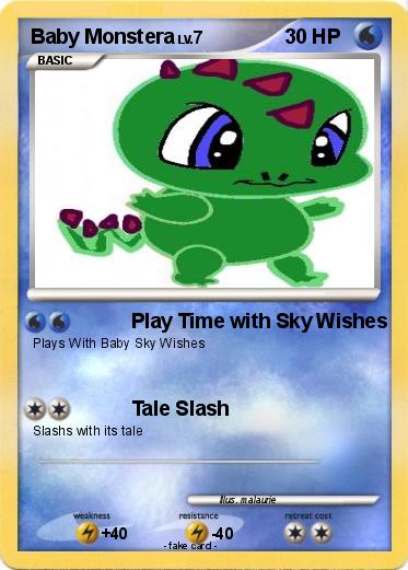 Pokemon Baby Monstera