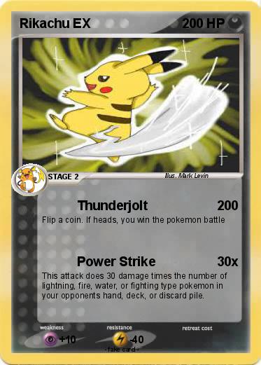 Pokemon Rikachu EX