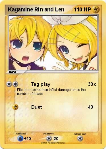 Pokemon Kagamine Rin and Len