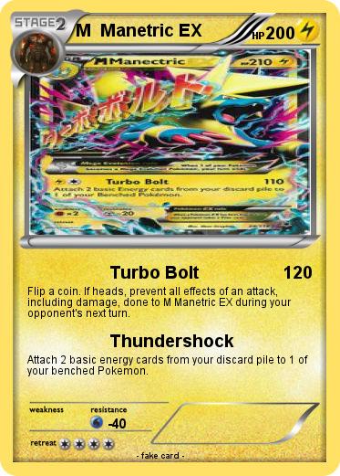Pokemon M  Manetric EX