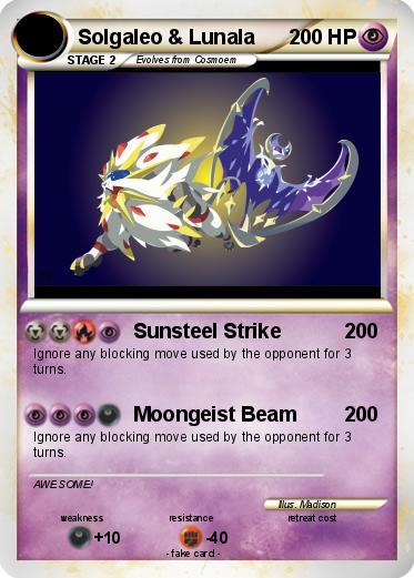 Pokemon Solgaleo & Lunala