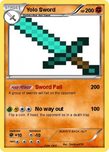 Pokemon Yolo Sword