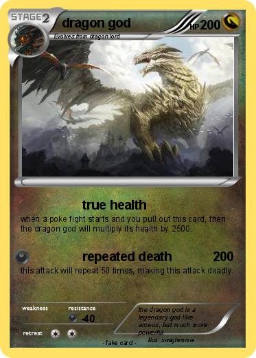 Pokemon dragon god